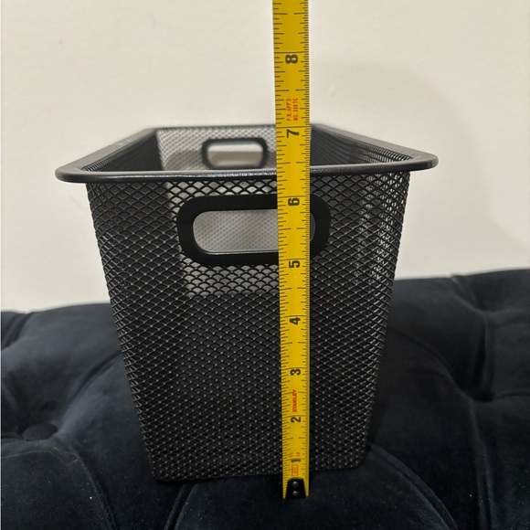Black Mesh Storage Basket - Picture 4 of 6